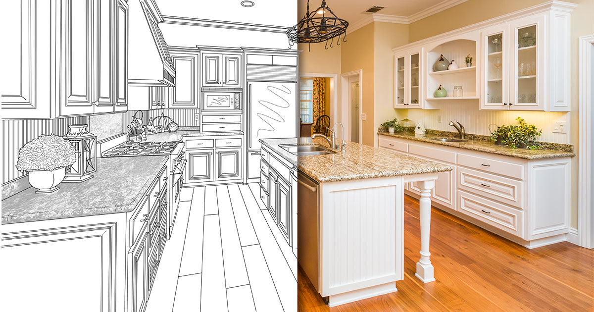 kitchen design drawing