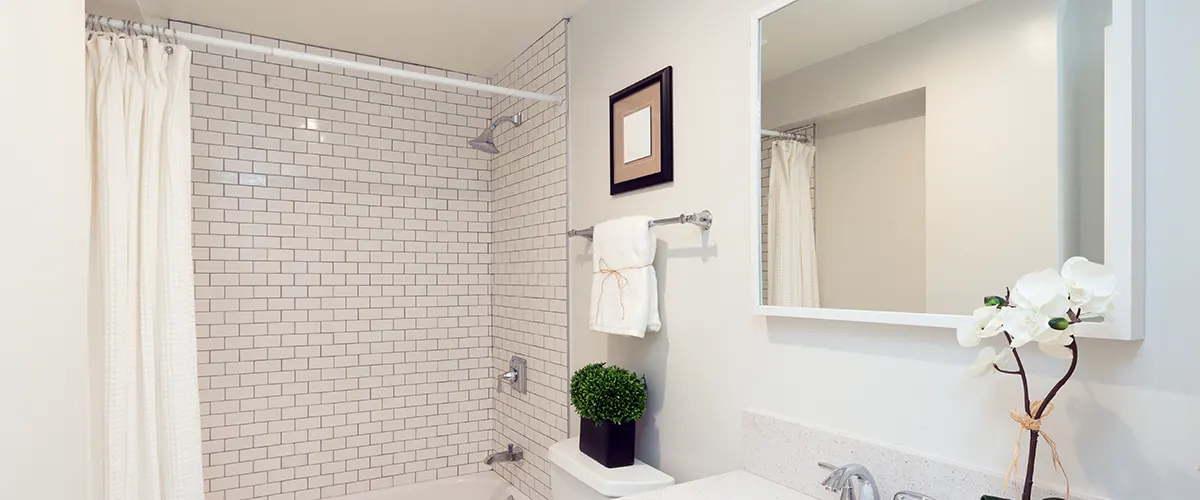 square white tile for shower
